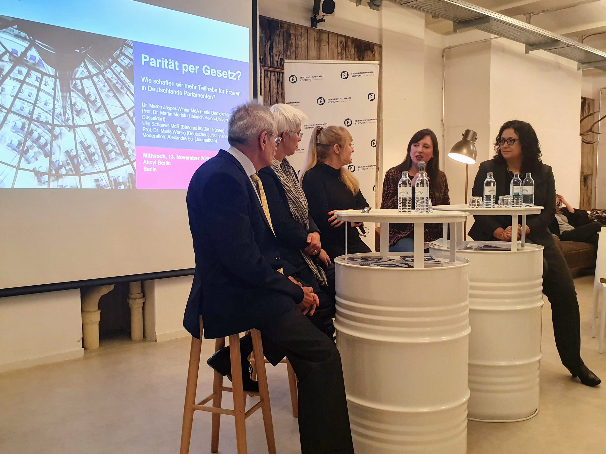 Panel auf der Veranstaltung