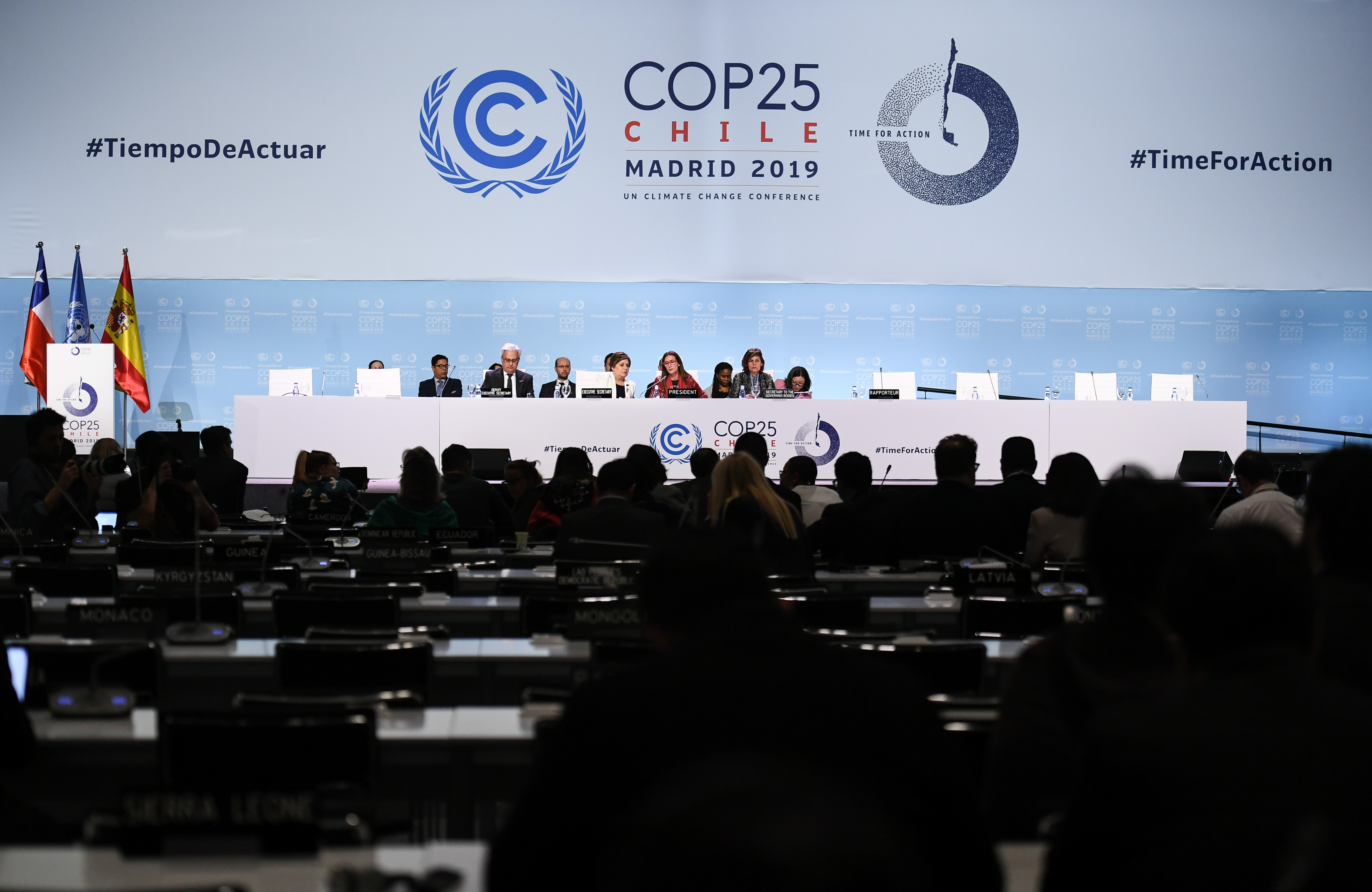 Die UN-Klimakonferenz COP 25 fand vom 2. bis 15. Dezember 2019 in Madrid statt.
