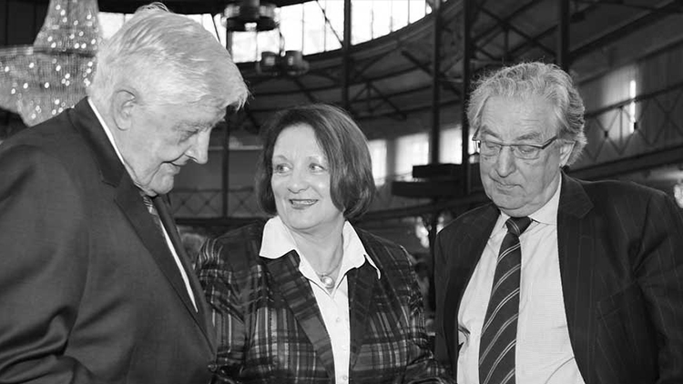 Burkhard Hirsch, Sabine Leutheusser-Schnarrenberger und Gerhart Baum