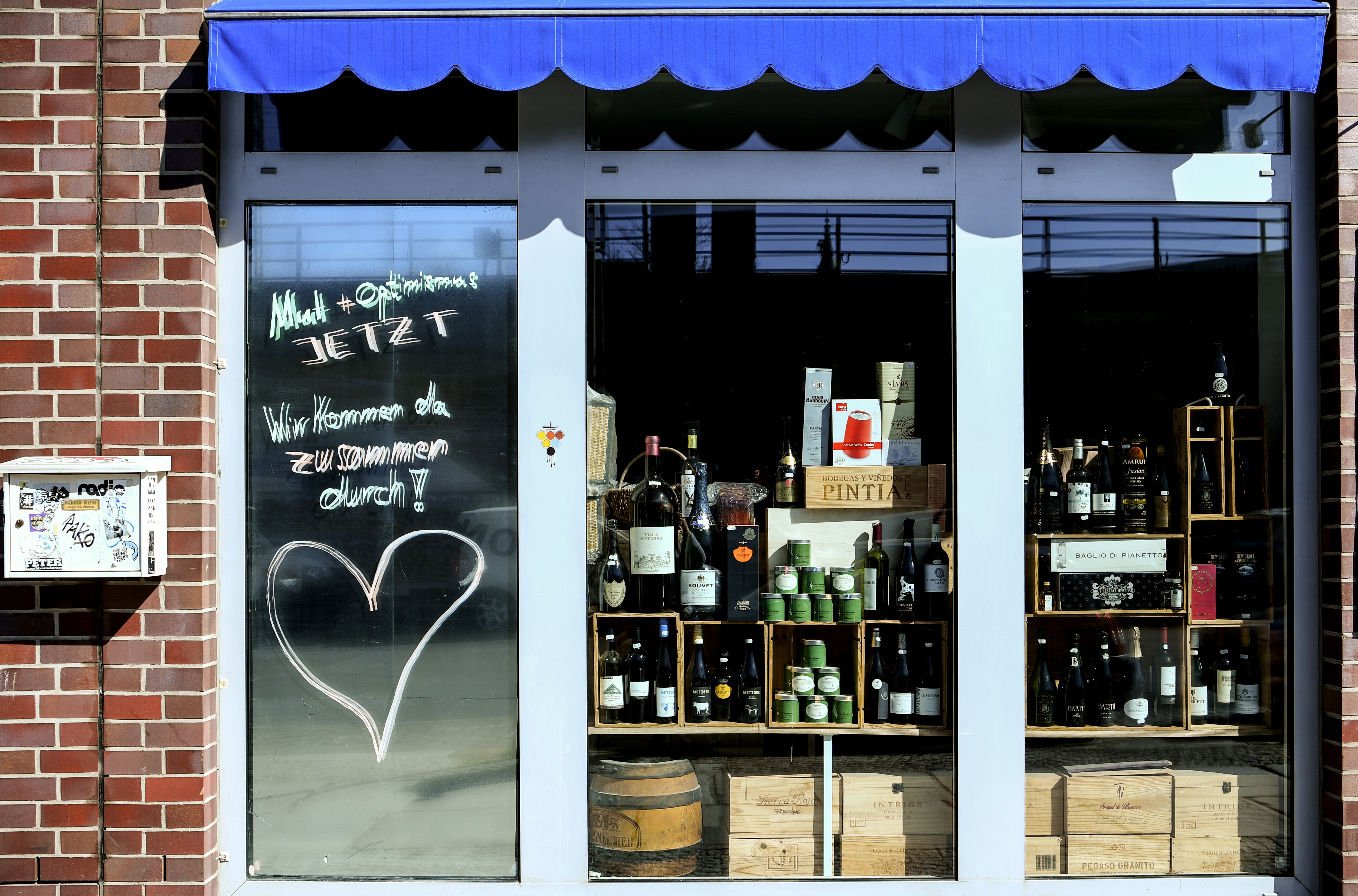 Optimismus Ladengeschäft Corona