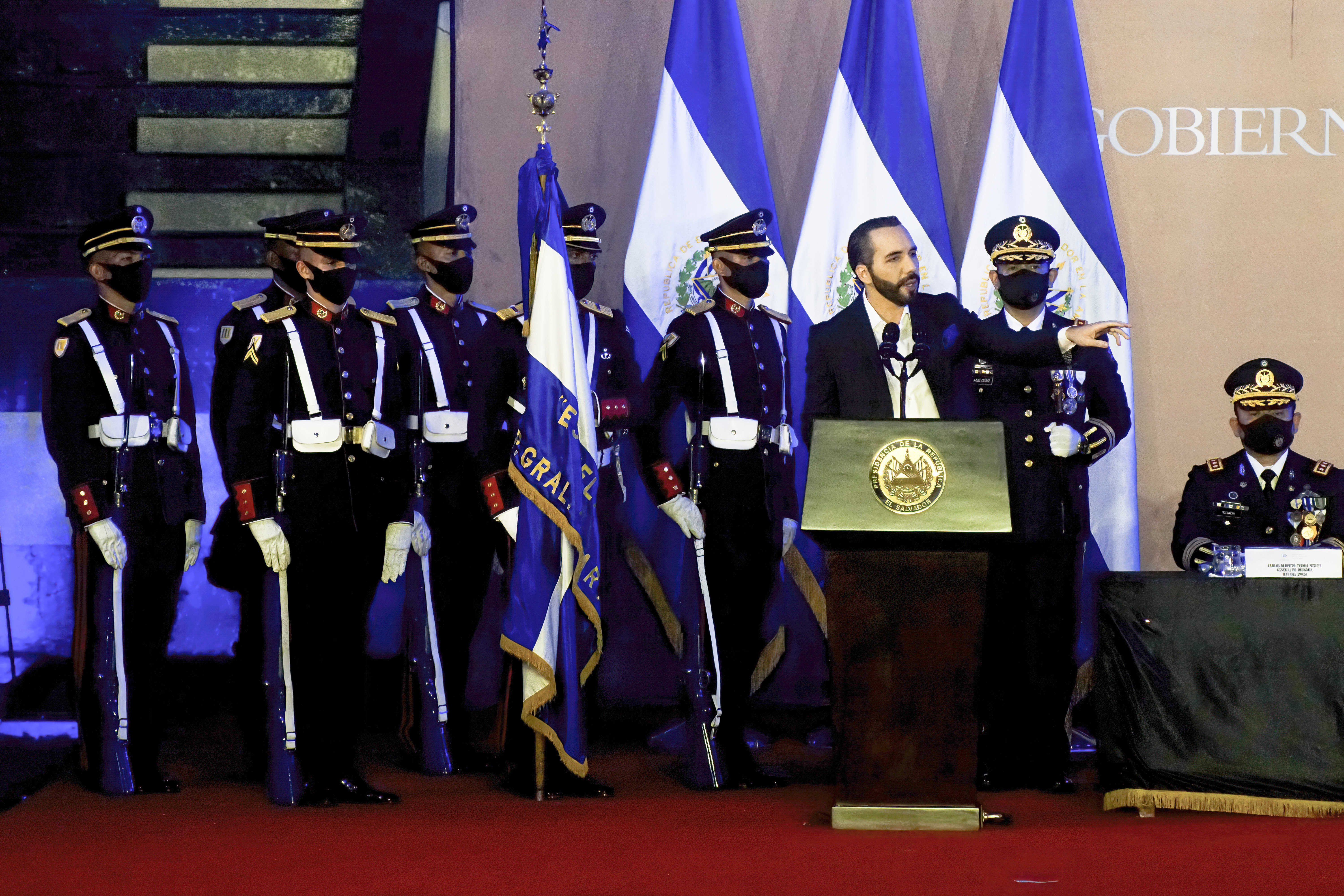 Präsident Nayib Bukele