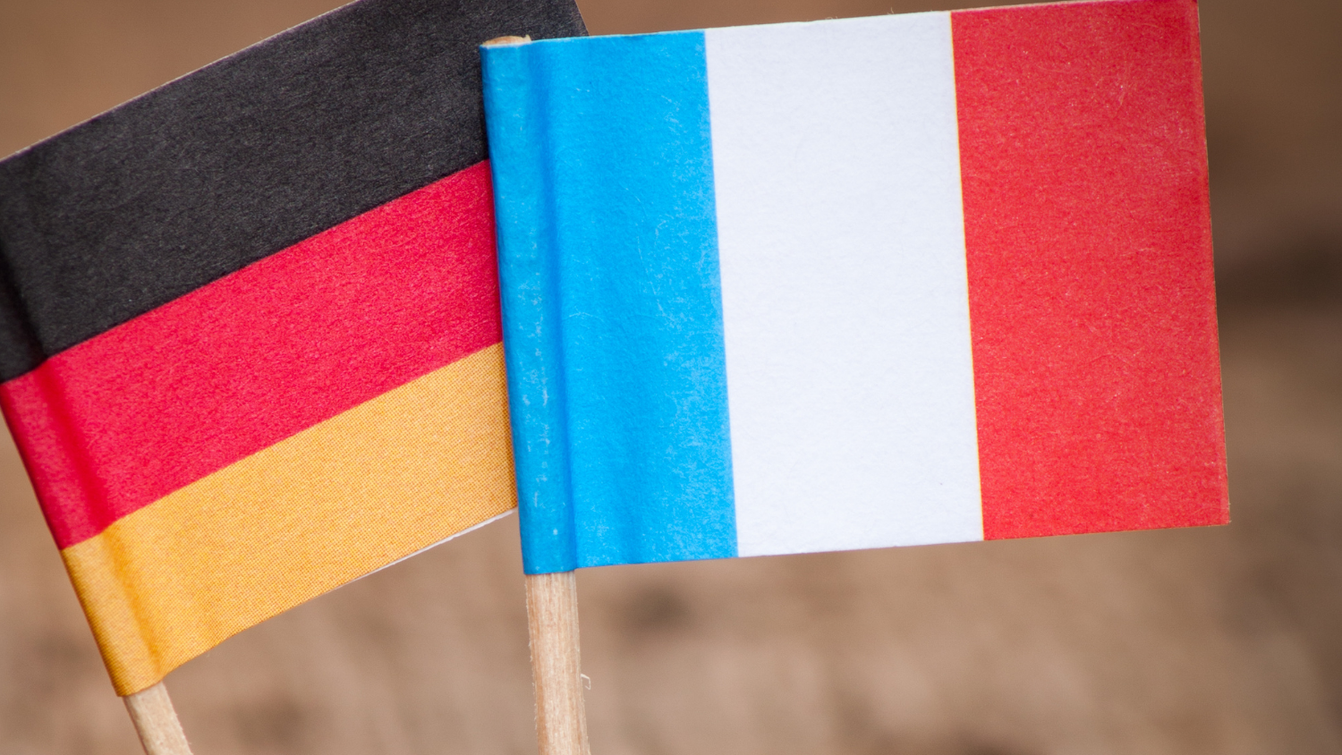 Gemany France Flags