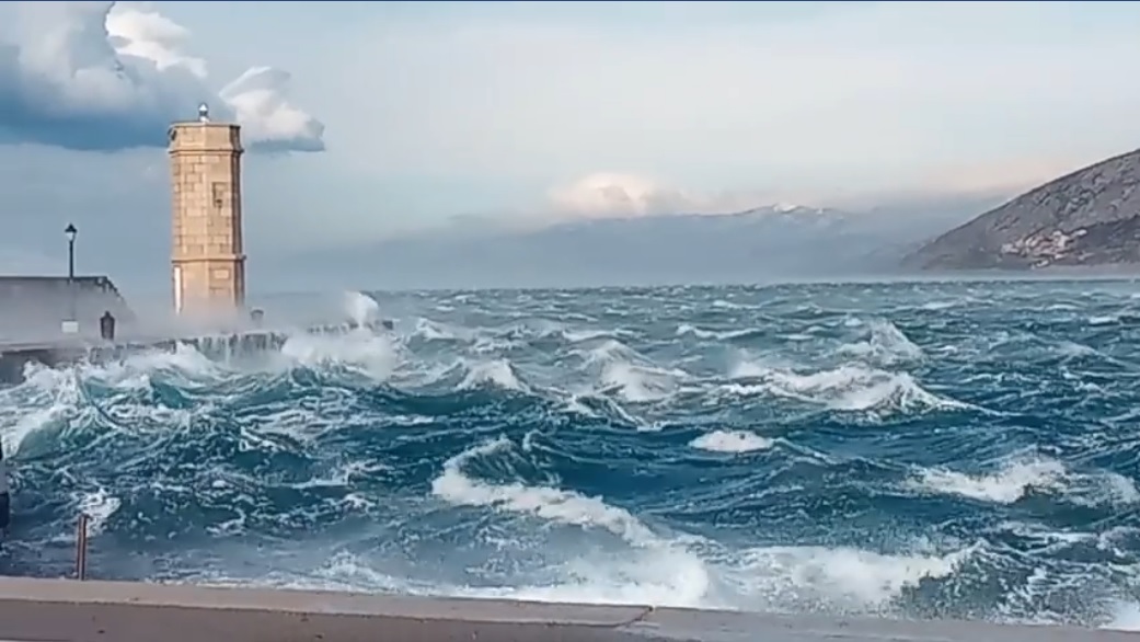 Bora Winde in Kroatien