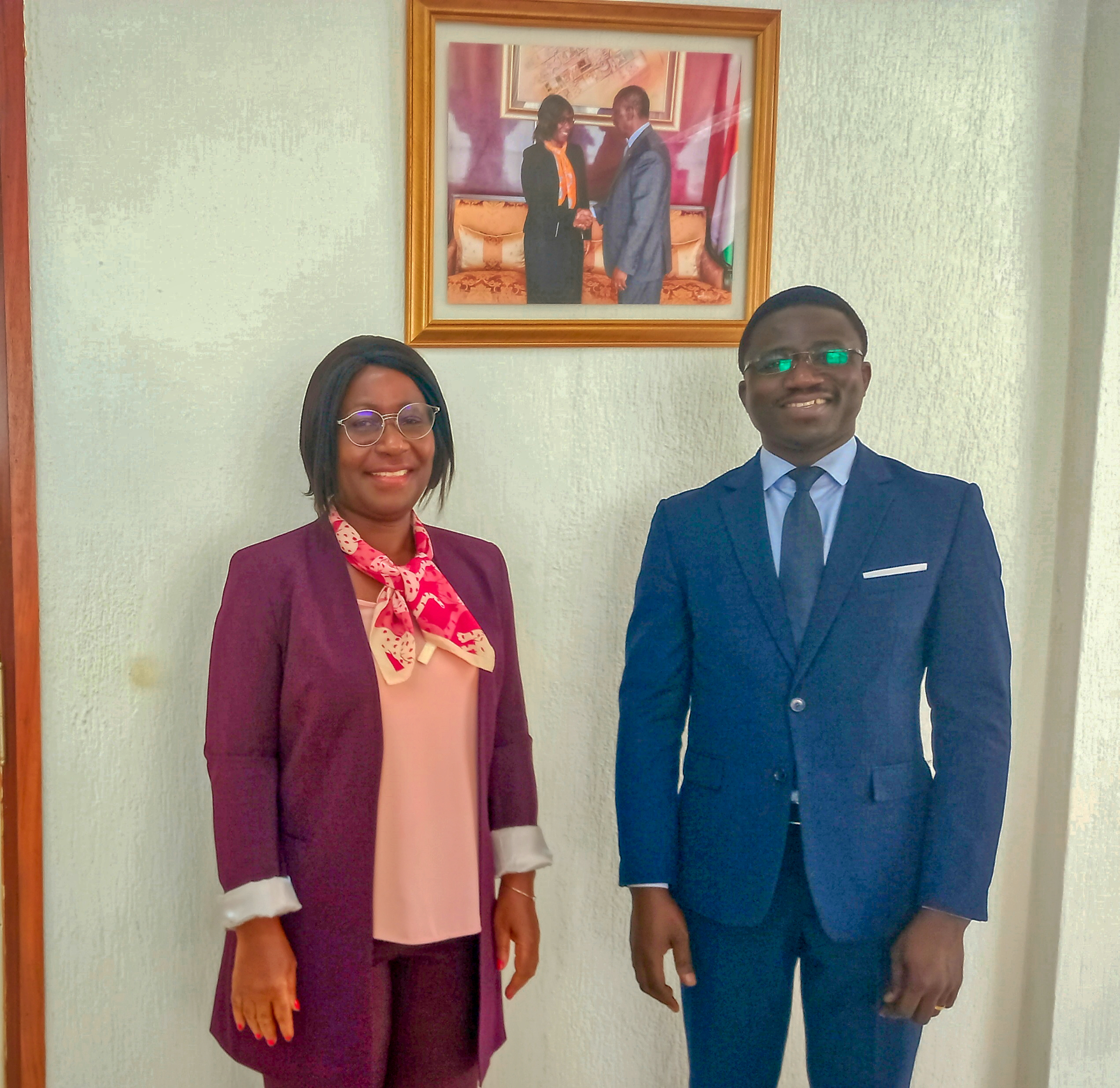 Audience avec la conseillère Droits de l'Homme du PR