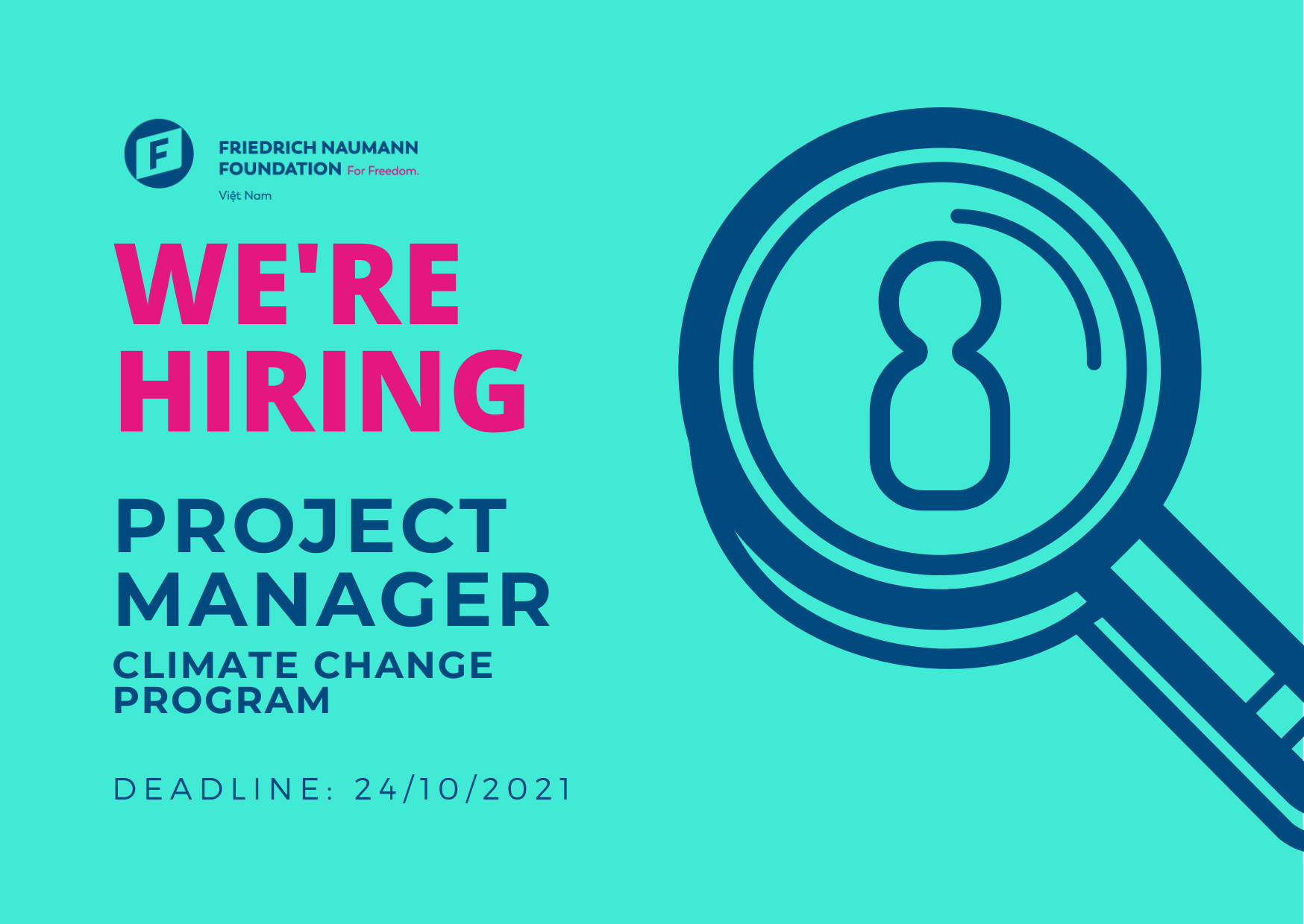 Recruitment of Climate Change Project Manager - FNF Vietnam