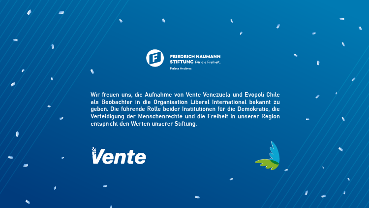 Evopoli und Vente Venezuela schließen sich International Liberal an