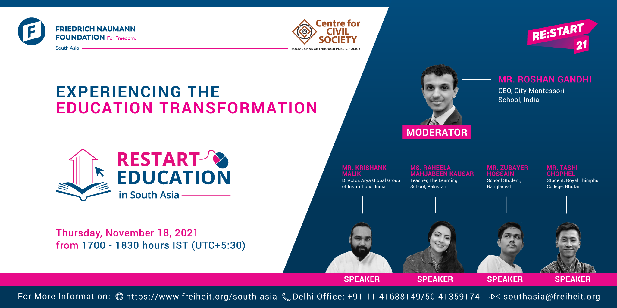 Restart Education Poster 