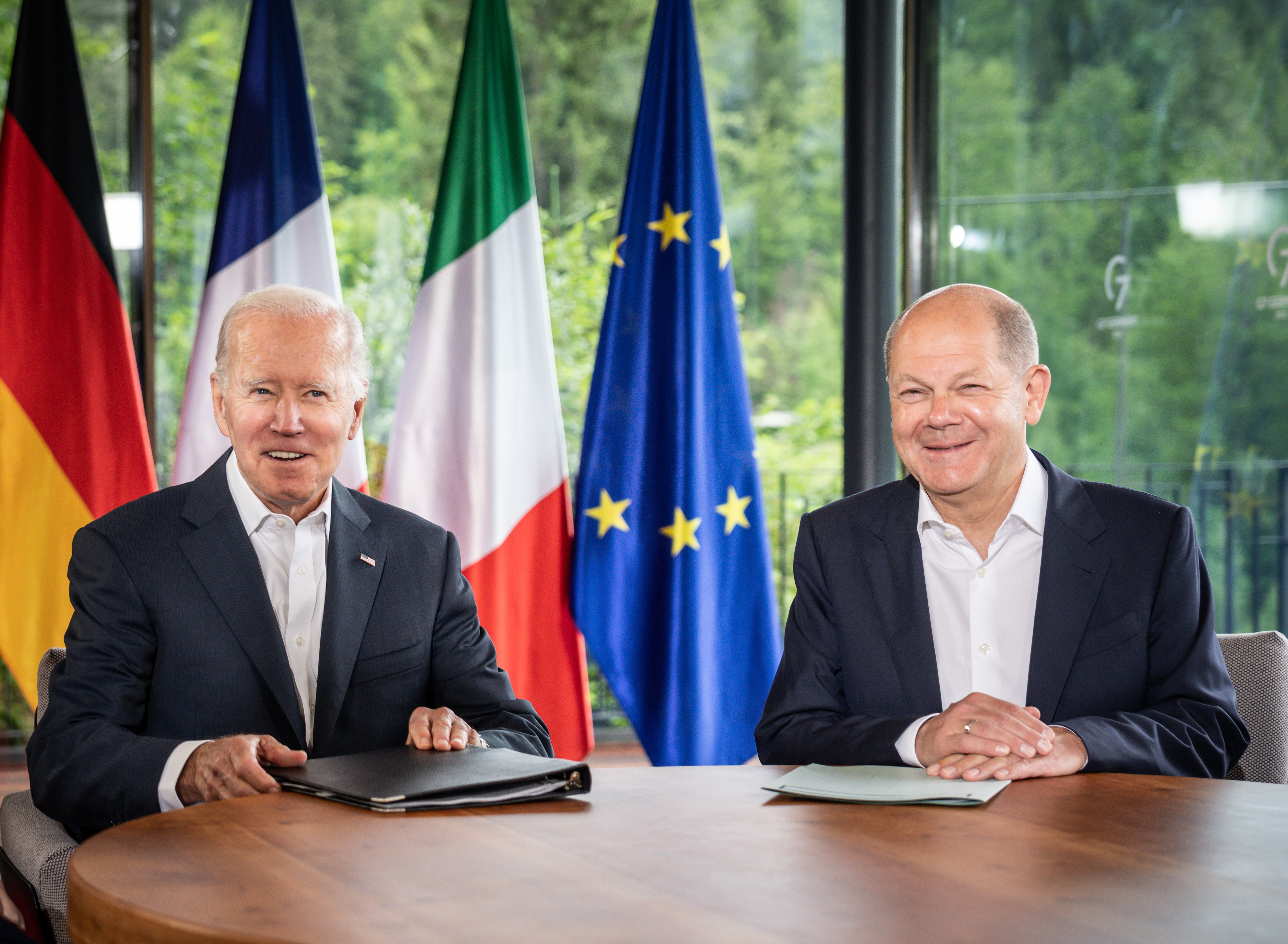 Olaf Scholz und Joe Biden 