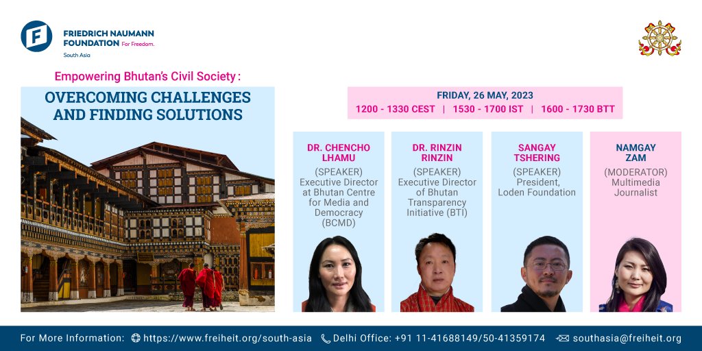 Event Poster - Empowering Bhutan CSO's