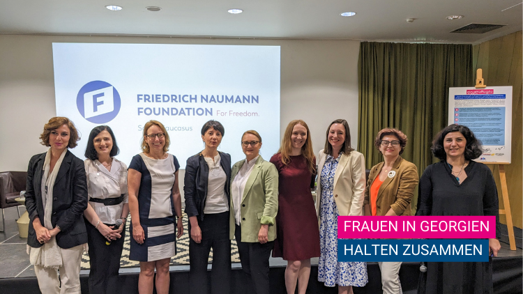 women in Georgia Stand together German Final