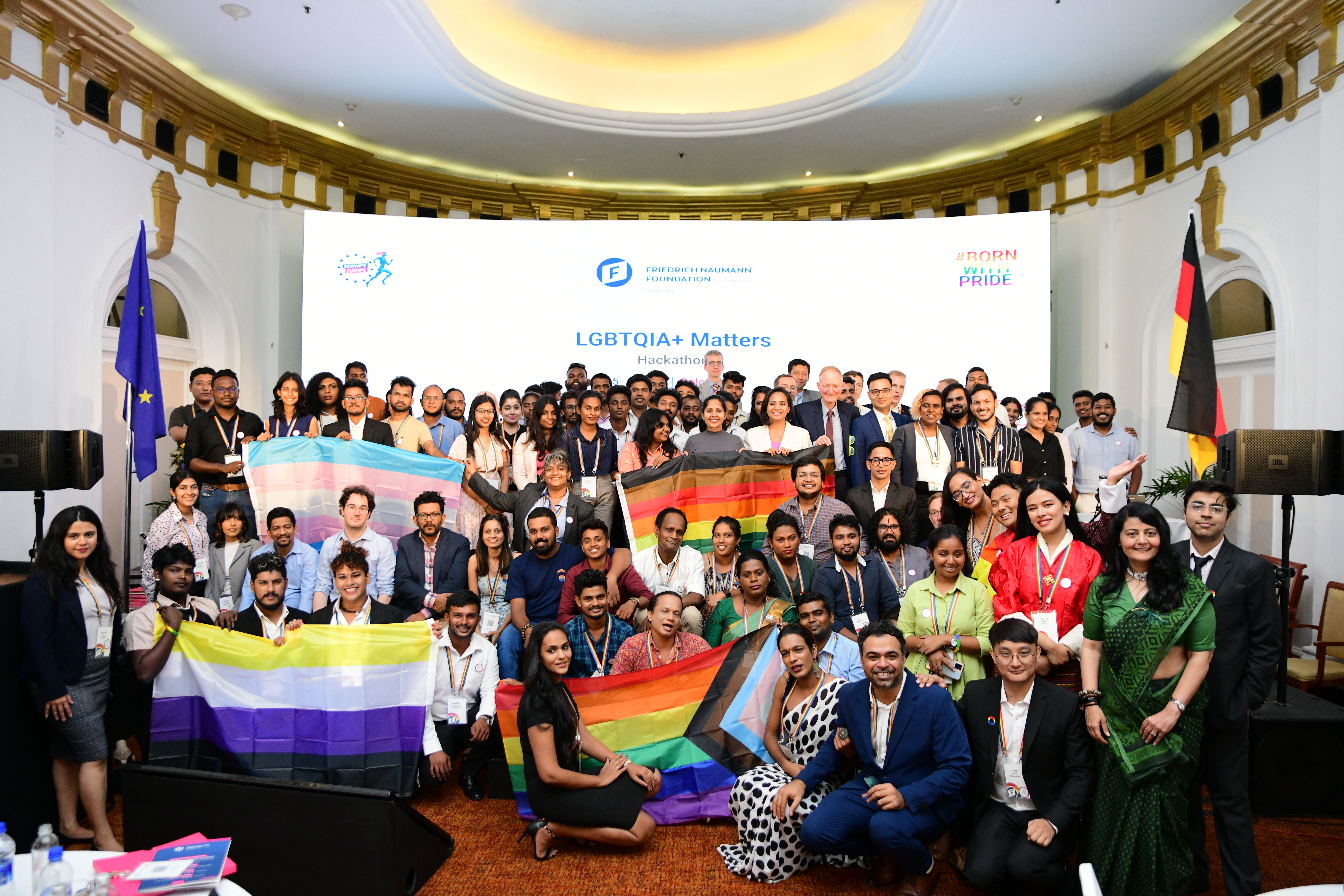 Group Photo at the Hackathon in Colombo, Sri Lanka