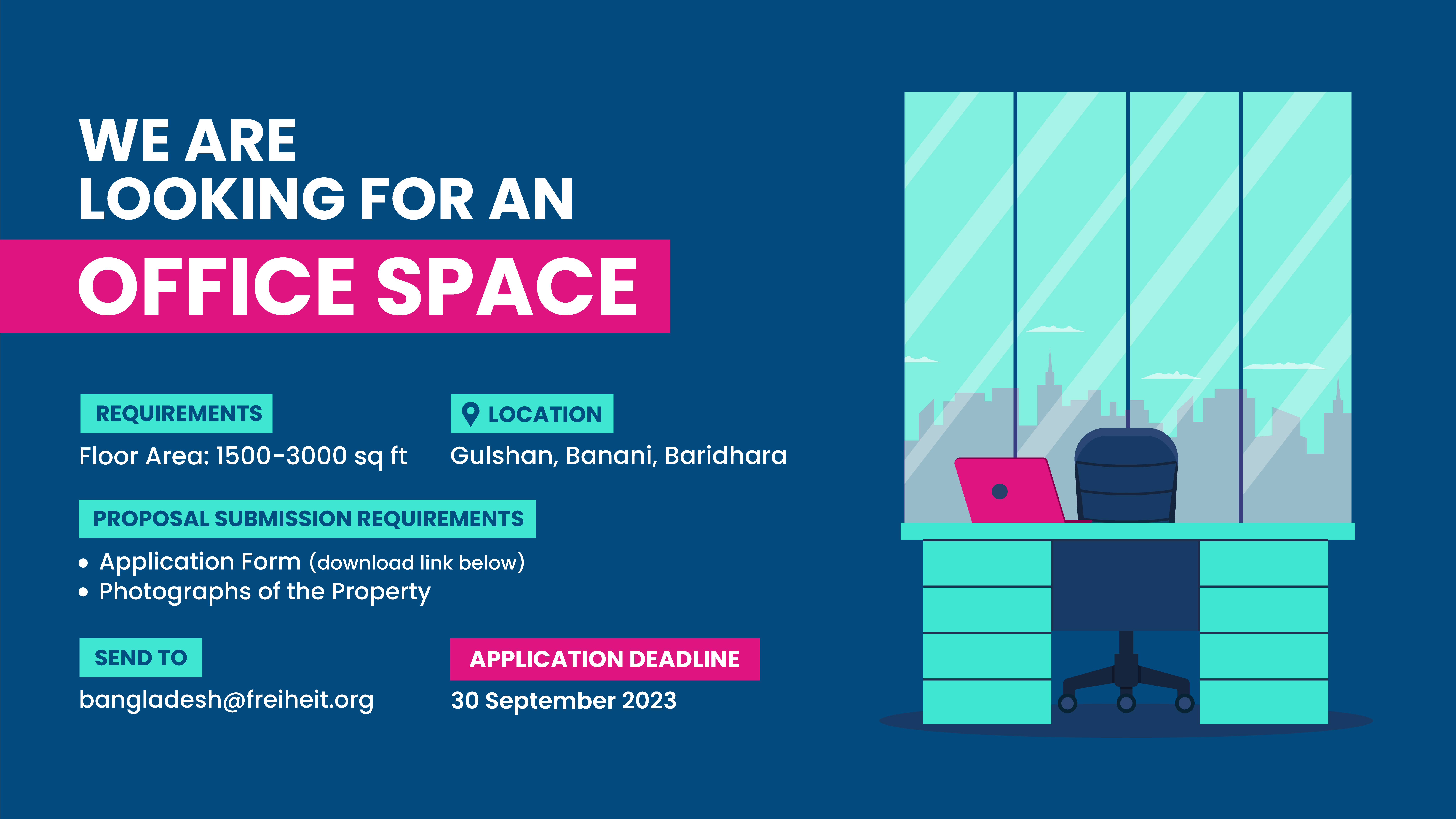 Office Space on Rent for FNF Bangladesh