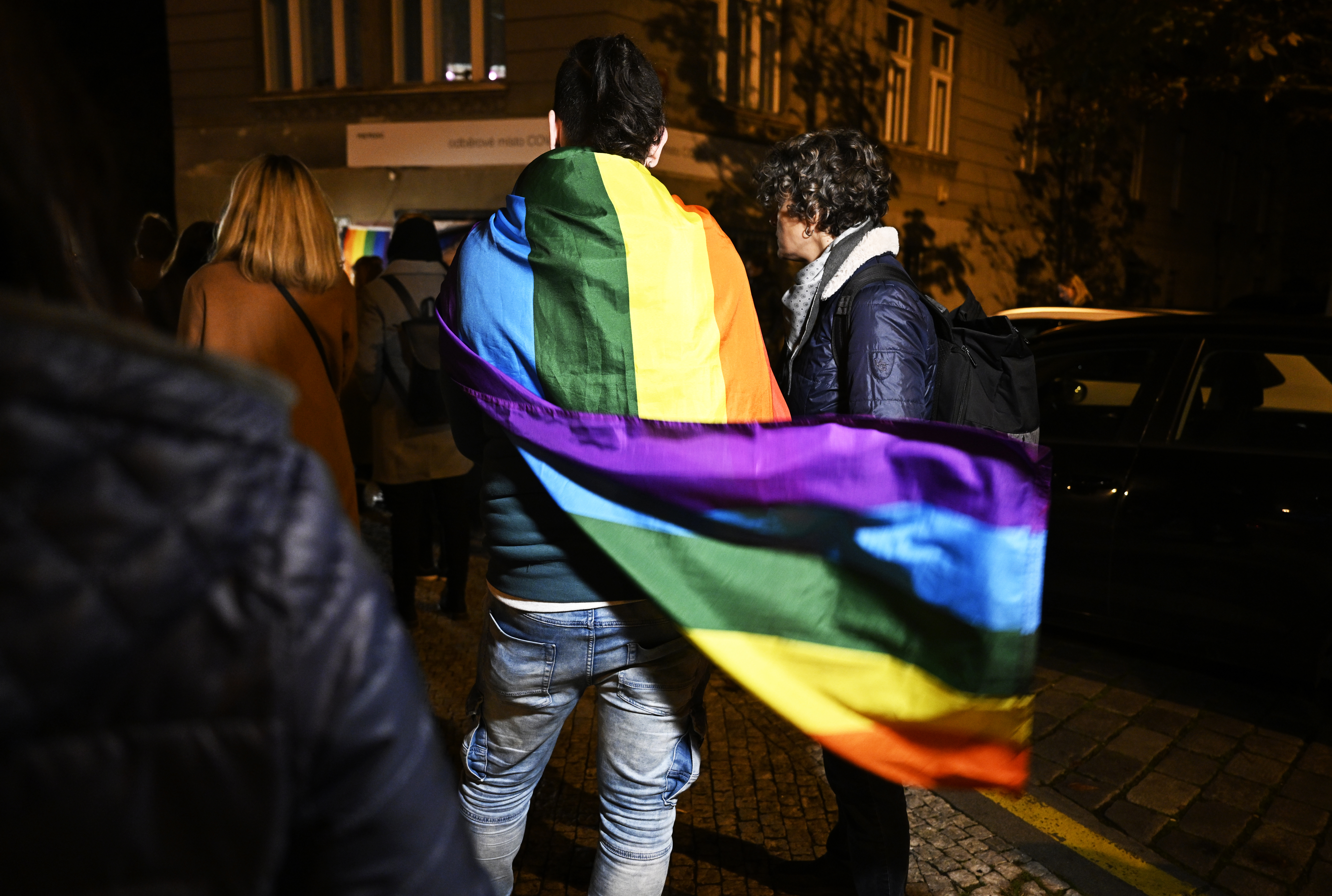 LGBTQ Kundgebung nach Mord in Bratislava