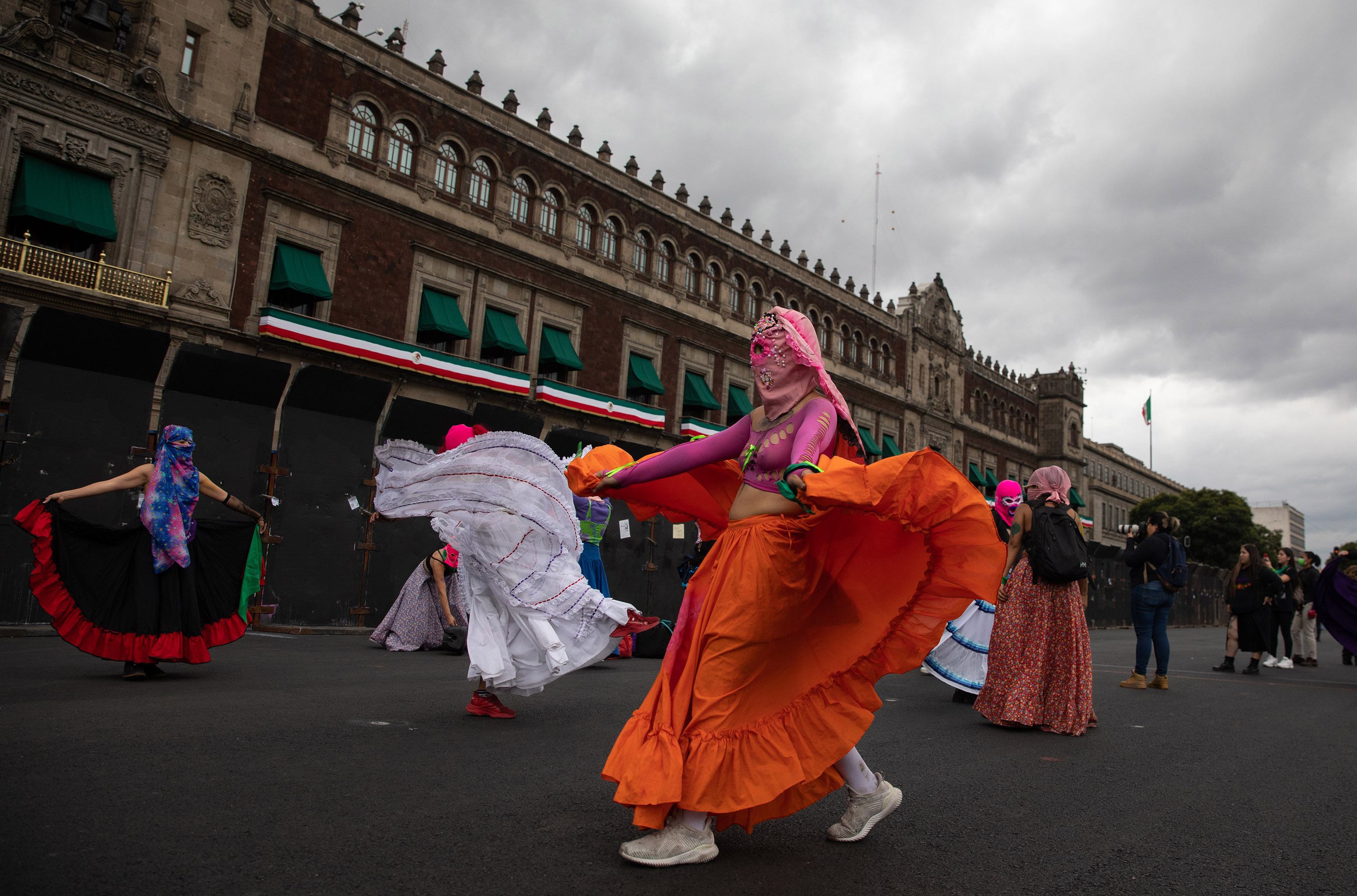 Demonstration in Mexiko-City