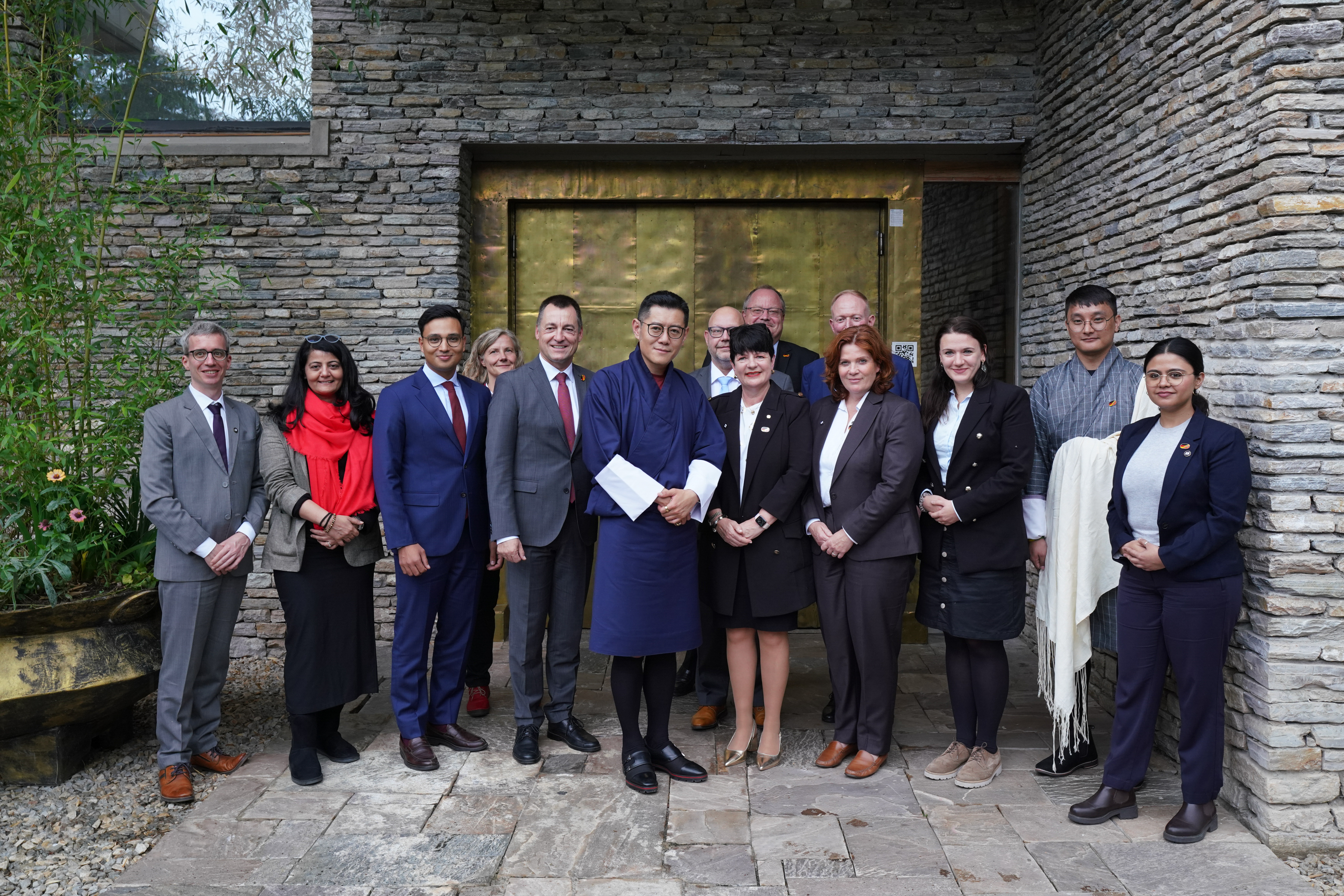 With His Majesty The Fifth King of Bhutan