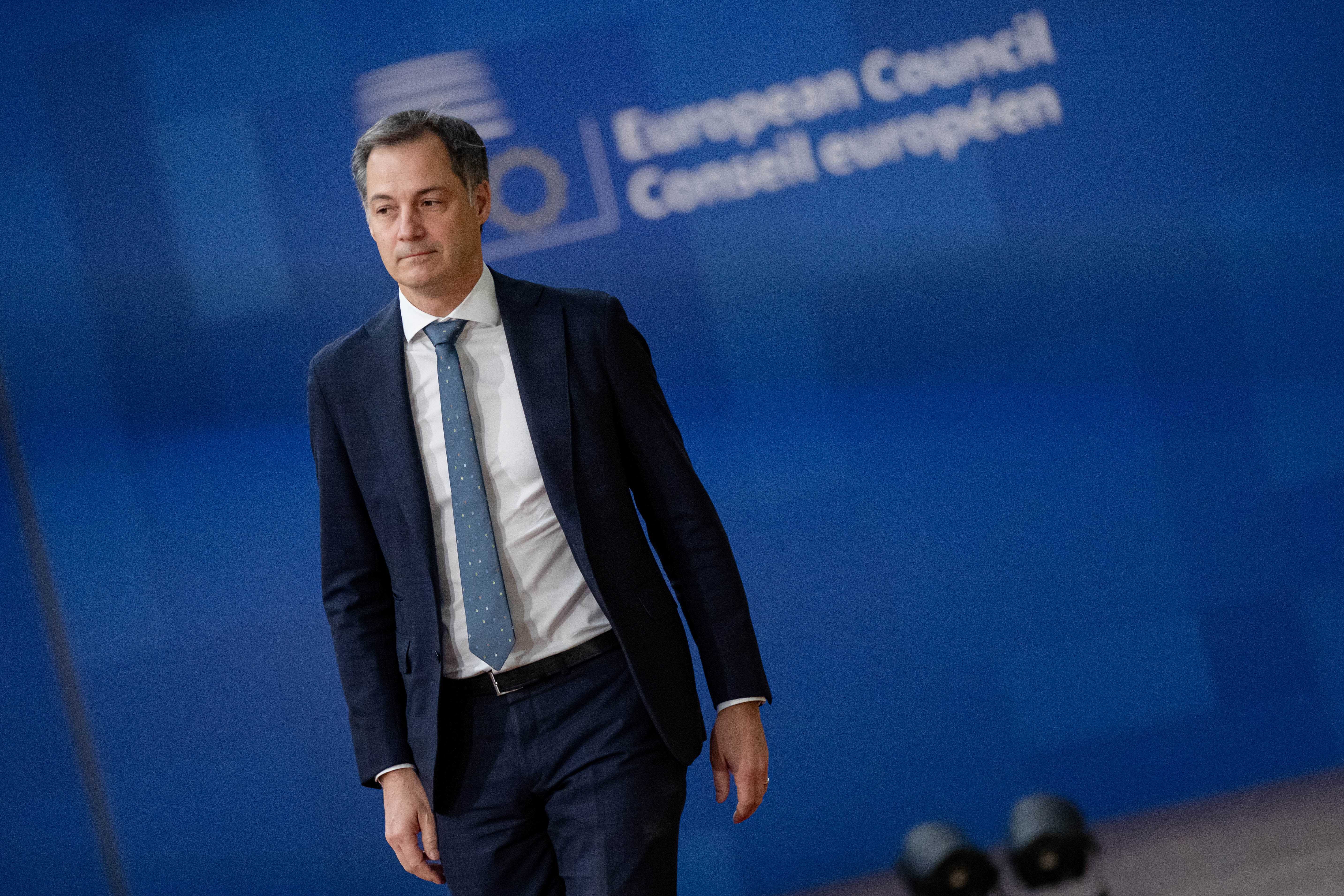 Belgian Prime Minister Alexander De Croo