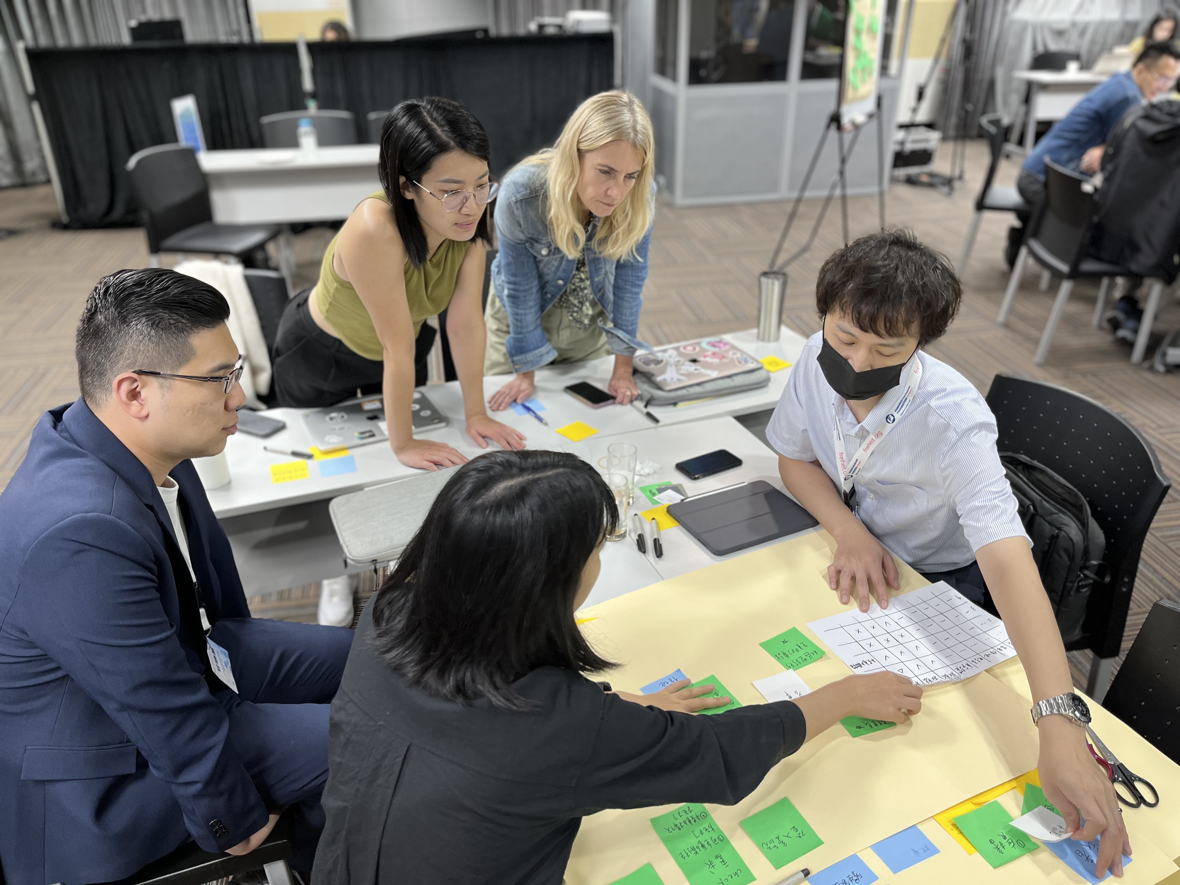 Participants discussed how to design an ideal flu vaccine appointment system for the elderly