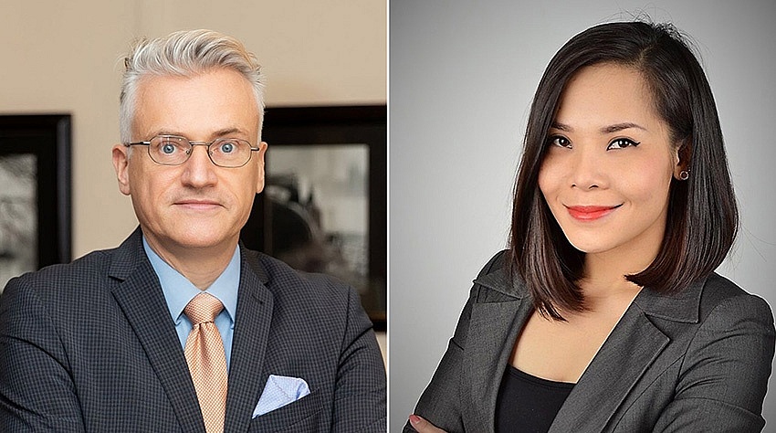 Prof. Dr. Andreas Stoffers and Ms. Lanh Huyen Nhu (AHK Vietnam)