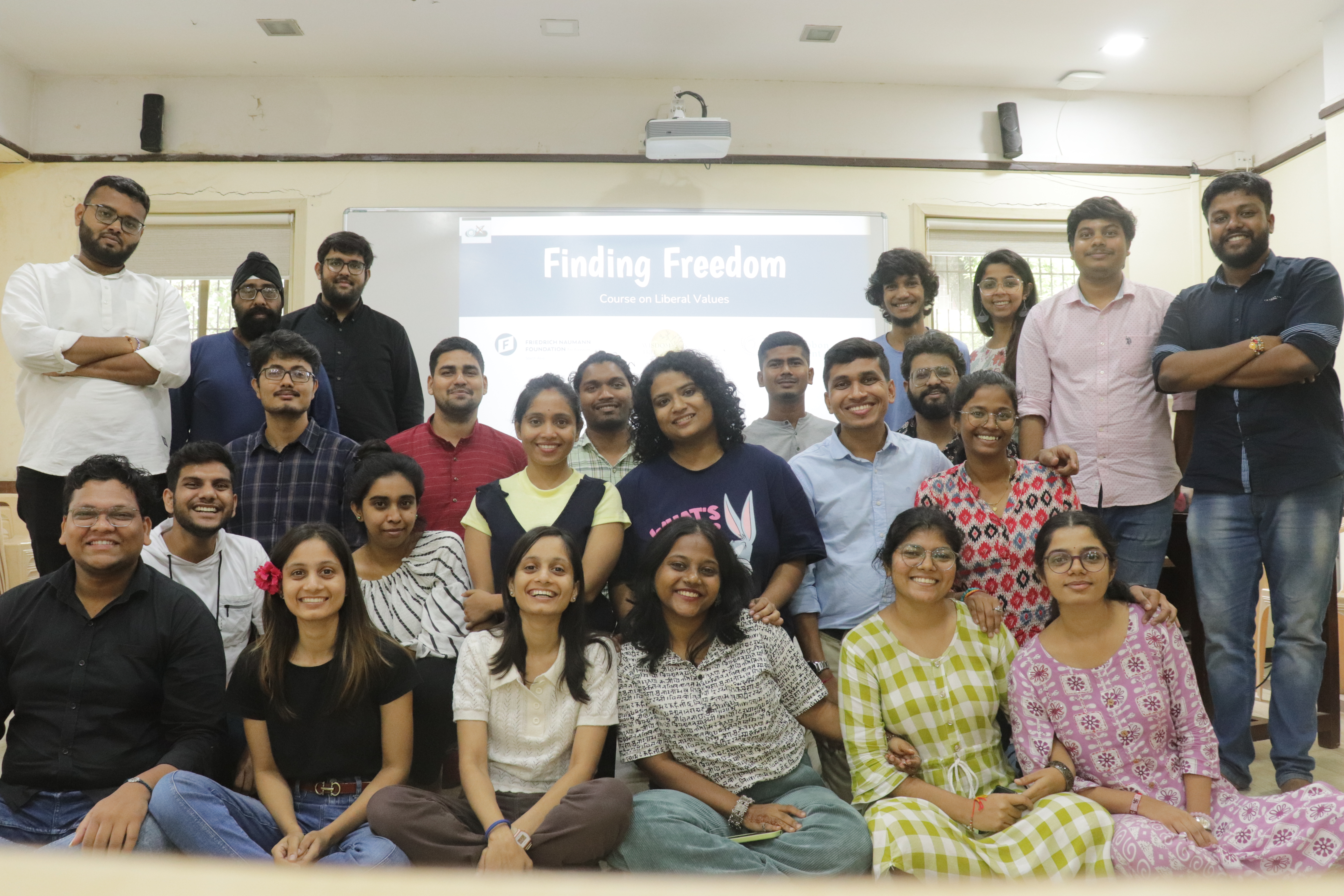 Group photo Liberal Value Course  - Blue Ribbon Movement