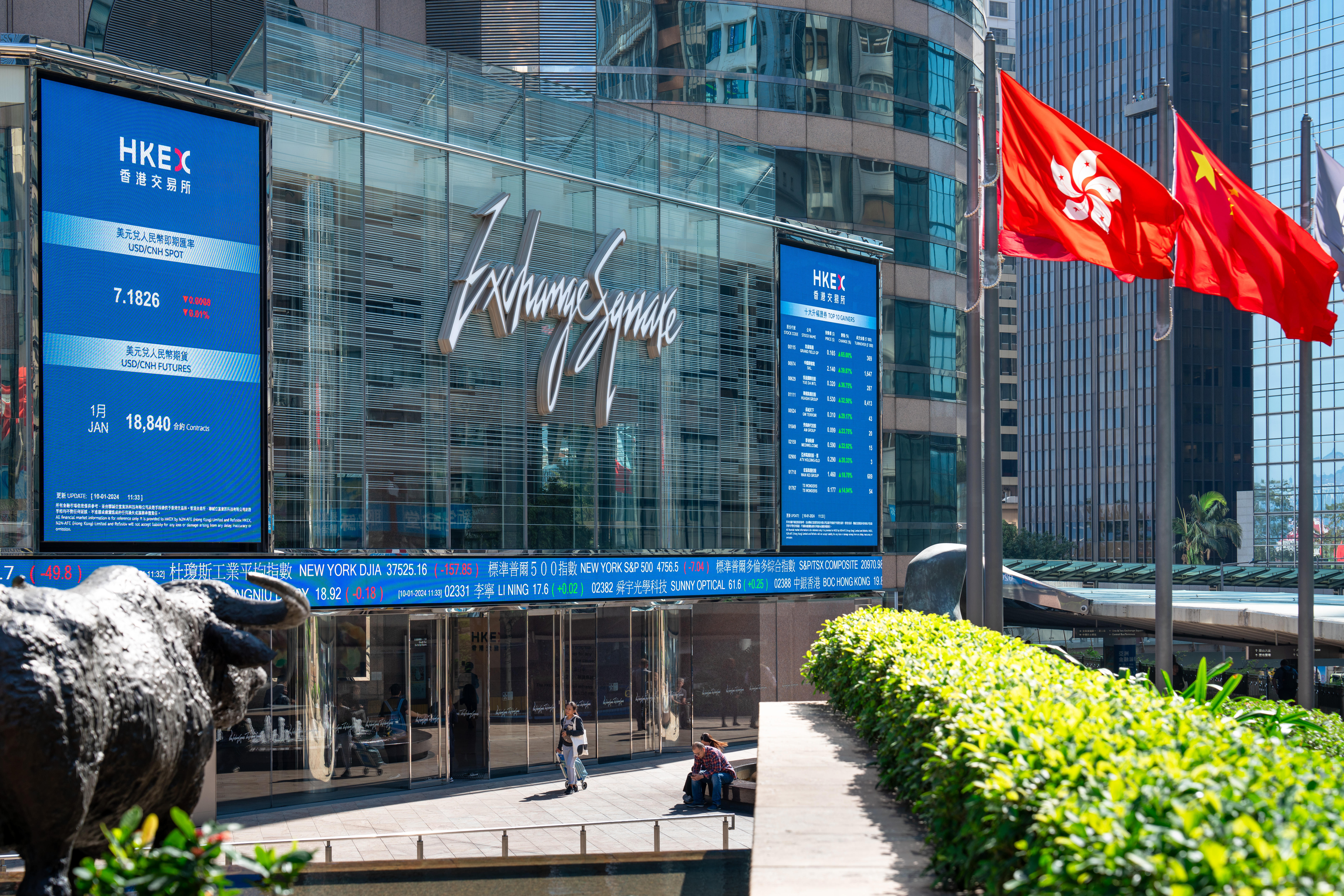 Sitz der Hongkonger Aktienboerse