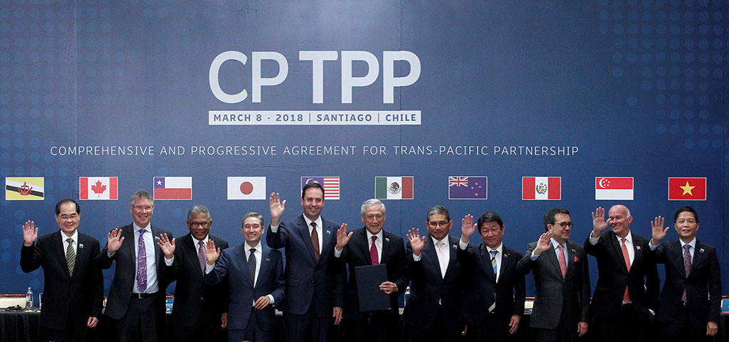 CPTPP Signing Ceremony in 2018