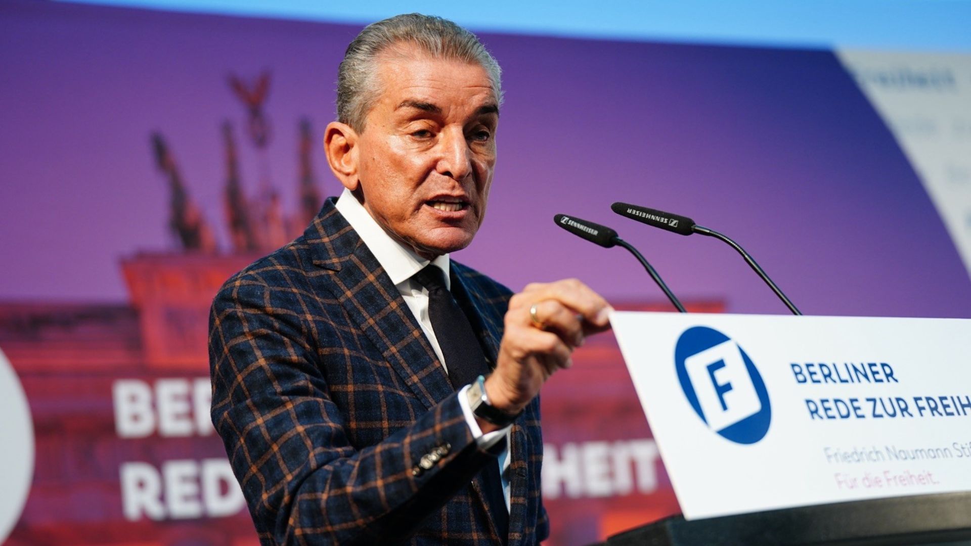   Michel Friedman hält die 18. Berliner Rede zur Freiheit in Berlin. © FrankNuernberger.de 