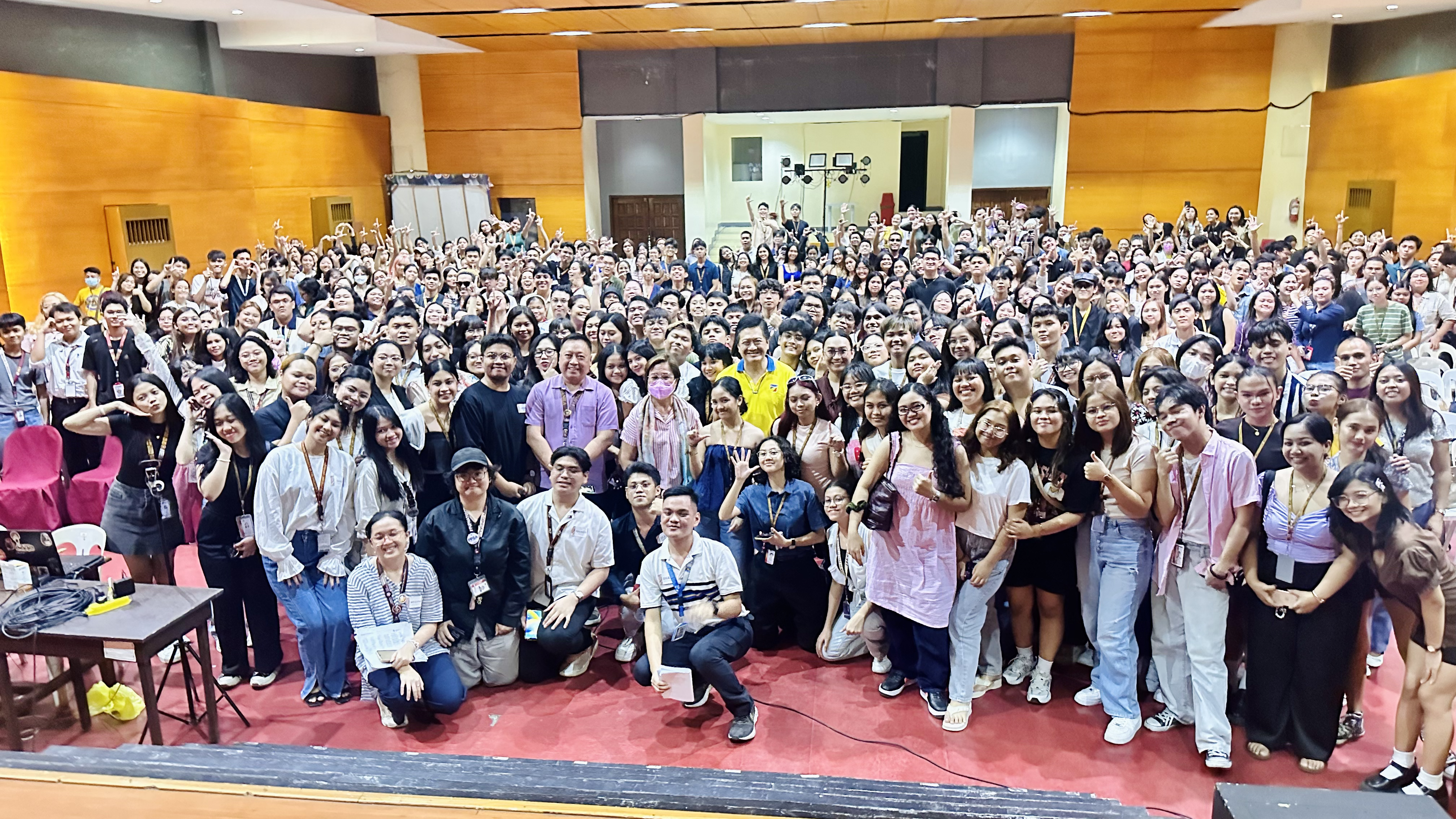 PUP students with Atty. Leila and Atty. Erin