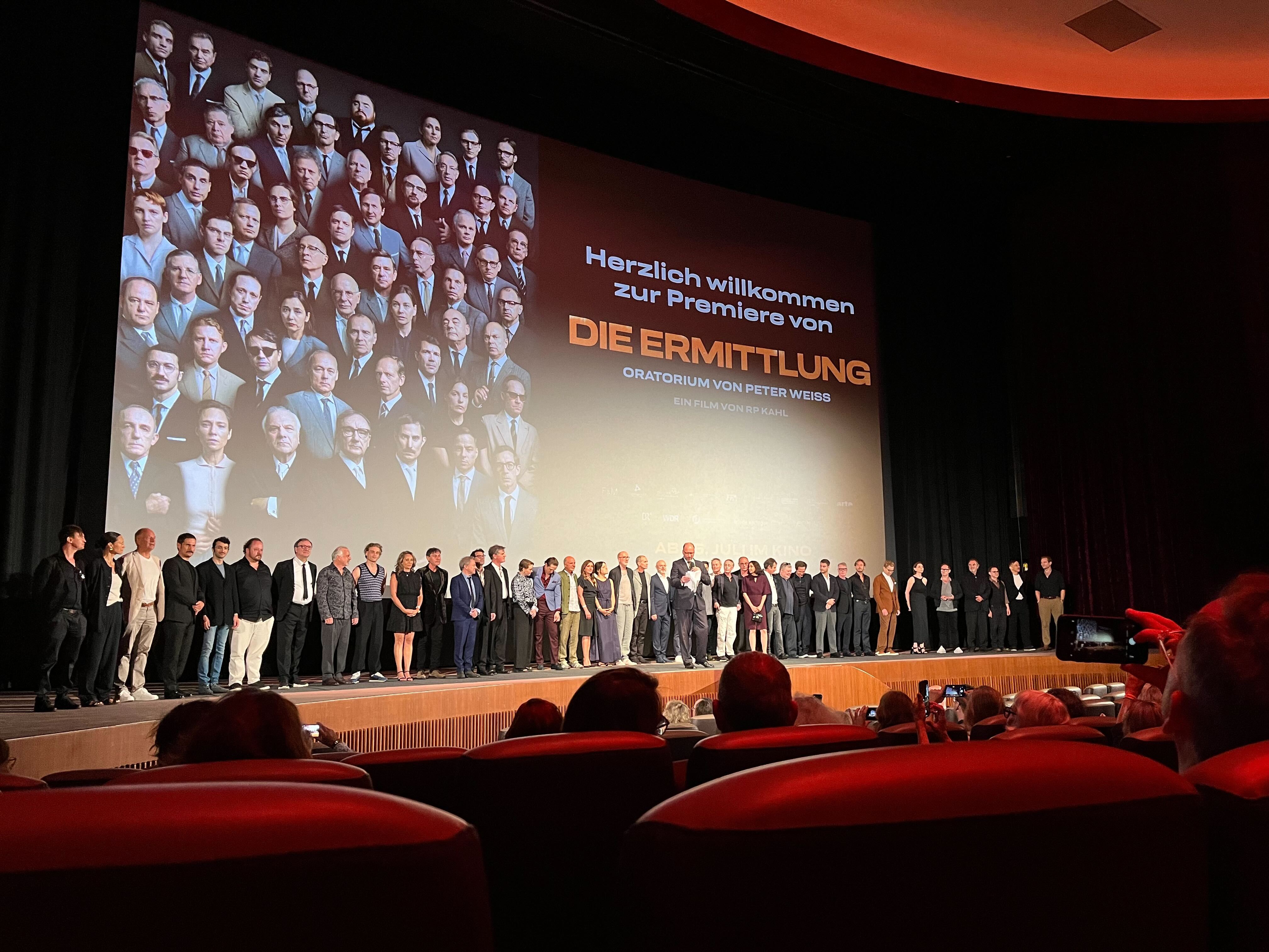 Am 25. Juli kommt der Film „Die Ermittlung“ nach dem gleichnamigen Theaterstück von Peter Weiss in die Kinos.