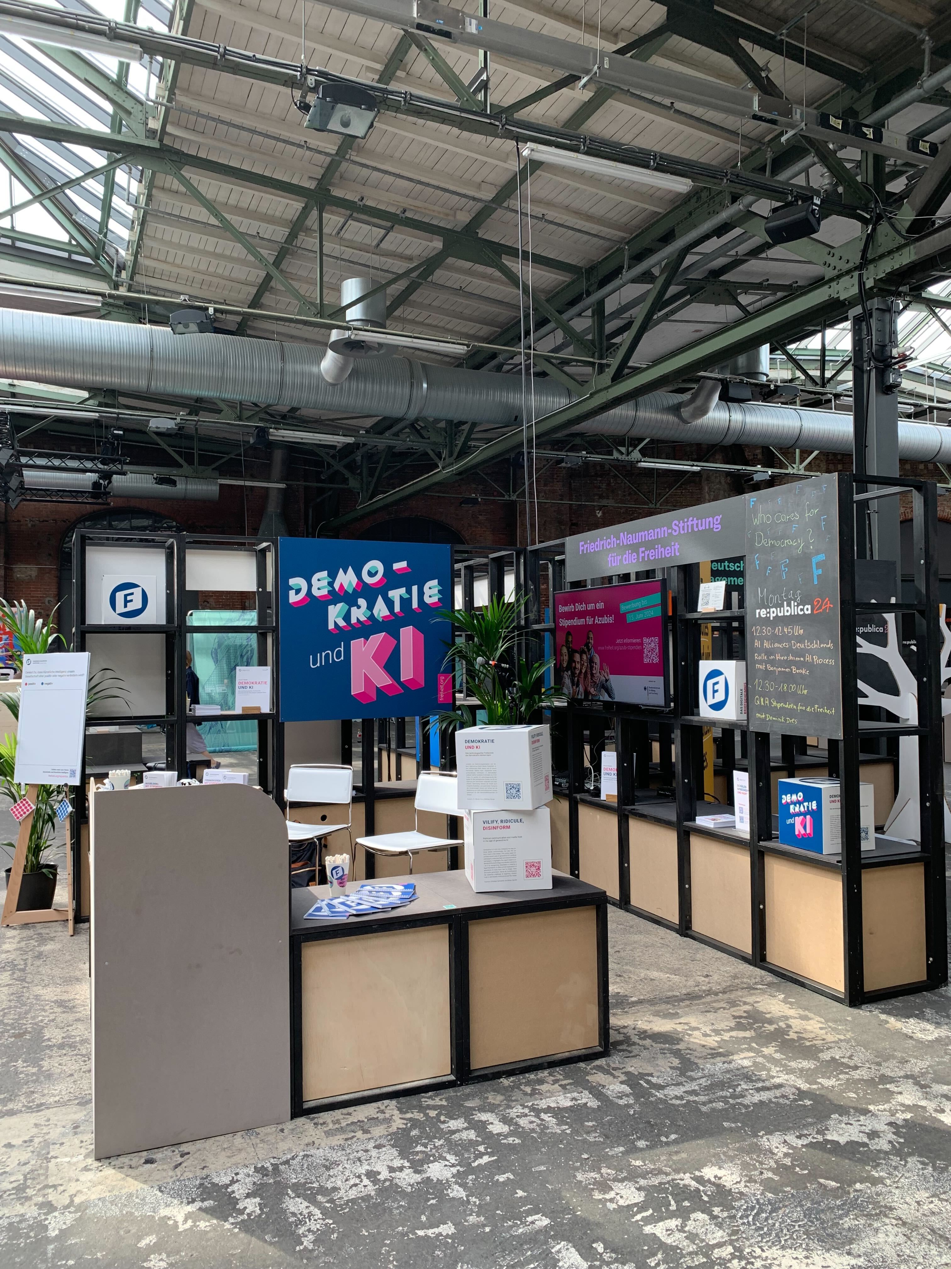 Der Stand der FNF auf der re:publica 2024.