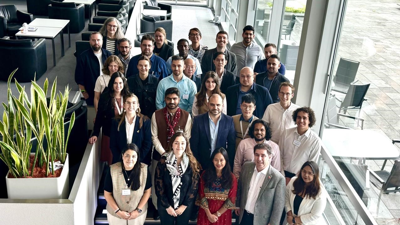 Philip Golingai (third row, fourth from the left) with other participants for IAF "Safeguarding Freedom in a Digital World".