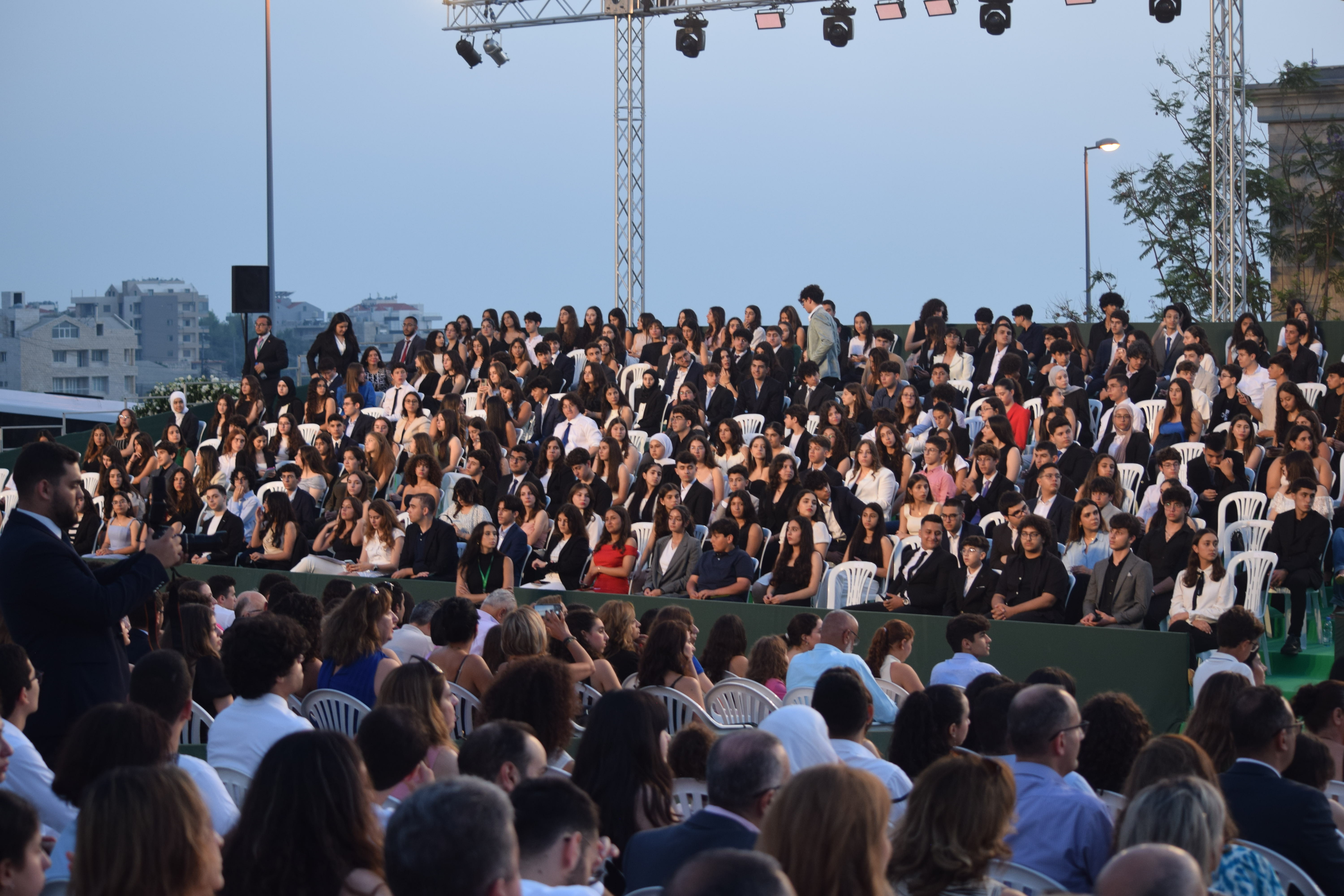 Attendees ready for the start of the ceremony.