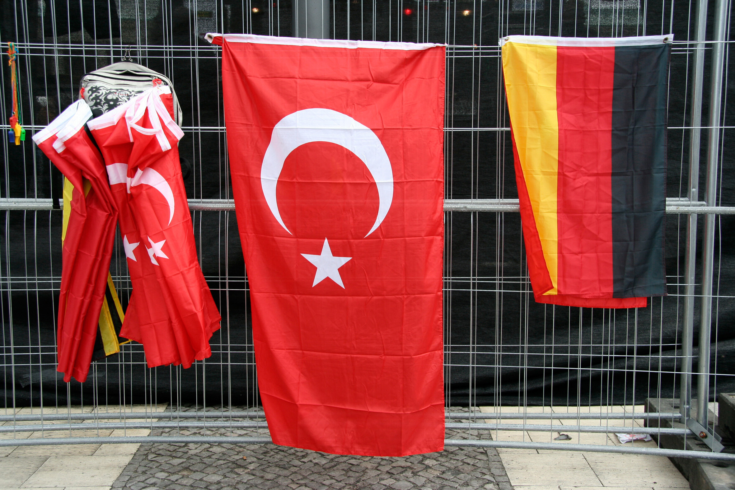 Türkei-Deutschland-Flagge