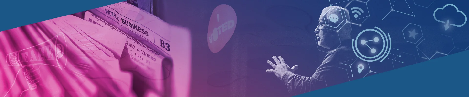 Banner Desinformation