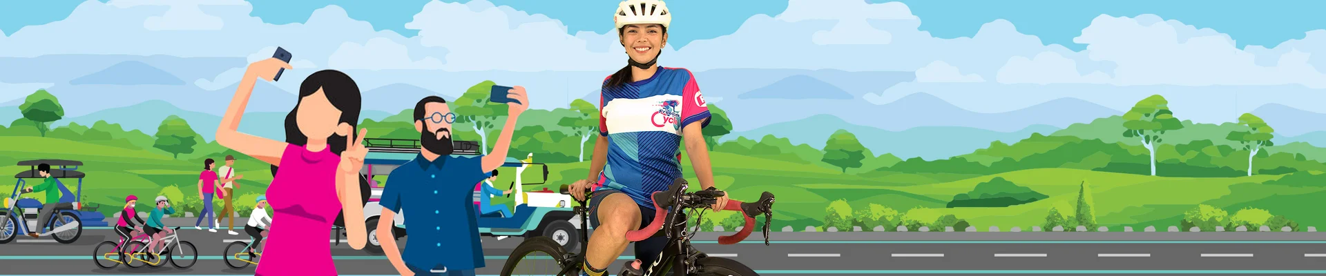 Cycle, Vlogging, Hackathon