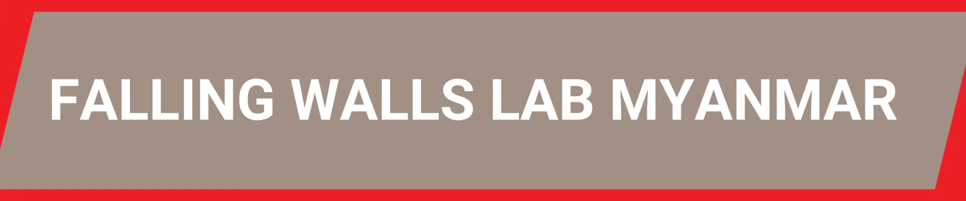 Falling Walls Lab Myanmar 