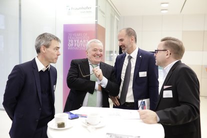 Teilnehmer der dritten Talkrunde des Innovationskongresses 2019