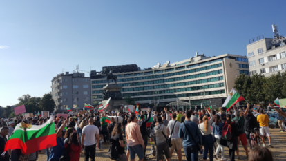 Demonstration in Bulgarien