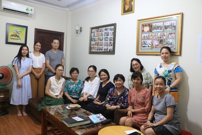 Gespräch in einem Gästezimmer des Frauenhauses