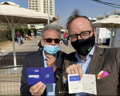 Die Mitarbeiter des Stiftungsbüros in Jerusalem haben sich bereits impfen lassen.