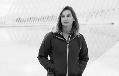 Sophia Bekatorou poses for Marie Claire