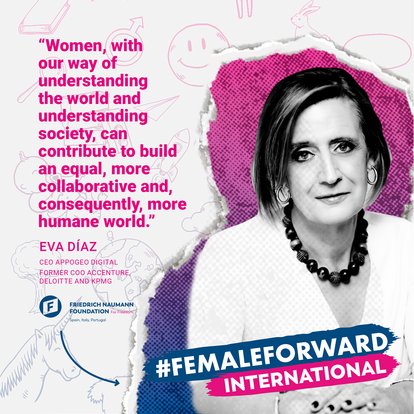 Eva Díaz, #FemaleForward 2020 campaign