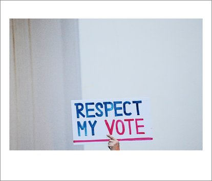 Respect my Vote plackard