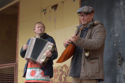 Fahrradtour in Sokolniki Musiker