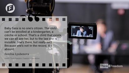 Think Freedom Freedom is in Action Film Baby Sara