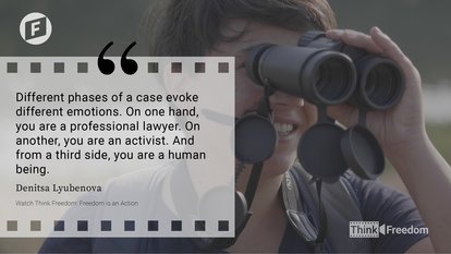 Think Freedom Freedom is in Action Film Baby Sara