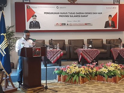 Gugus Tugas Daerah Bisnis dan HAM Kembali Bertambah, Kali Ini Giliran Sulawesi Barat Cetak Sejarah