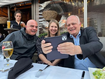 Selfie time with Claus Gramckow