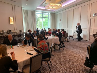 Lunch and discussion on US politics with Claus Gramckow