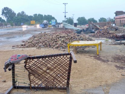 Hyderabad-Teepause an der N-5