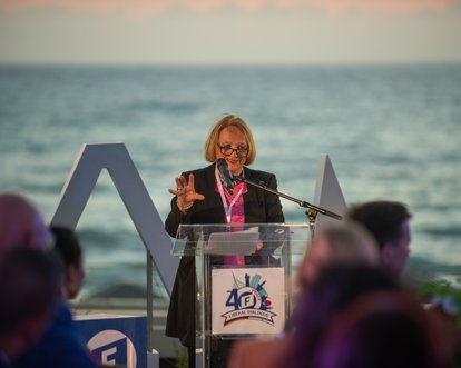 Sabine Leutheusser-Schnarrenberger, stellvertretende Vorstandsvorsitzende der Friedrich-Naumann-Stiftung für die Freiheit.